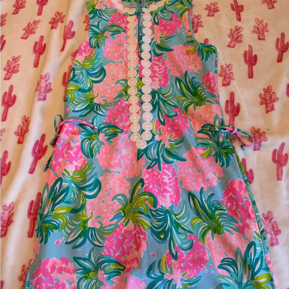 Lilly Pulitzer Pink and Green Pineapple Romper
